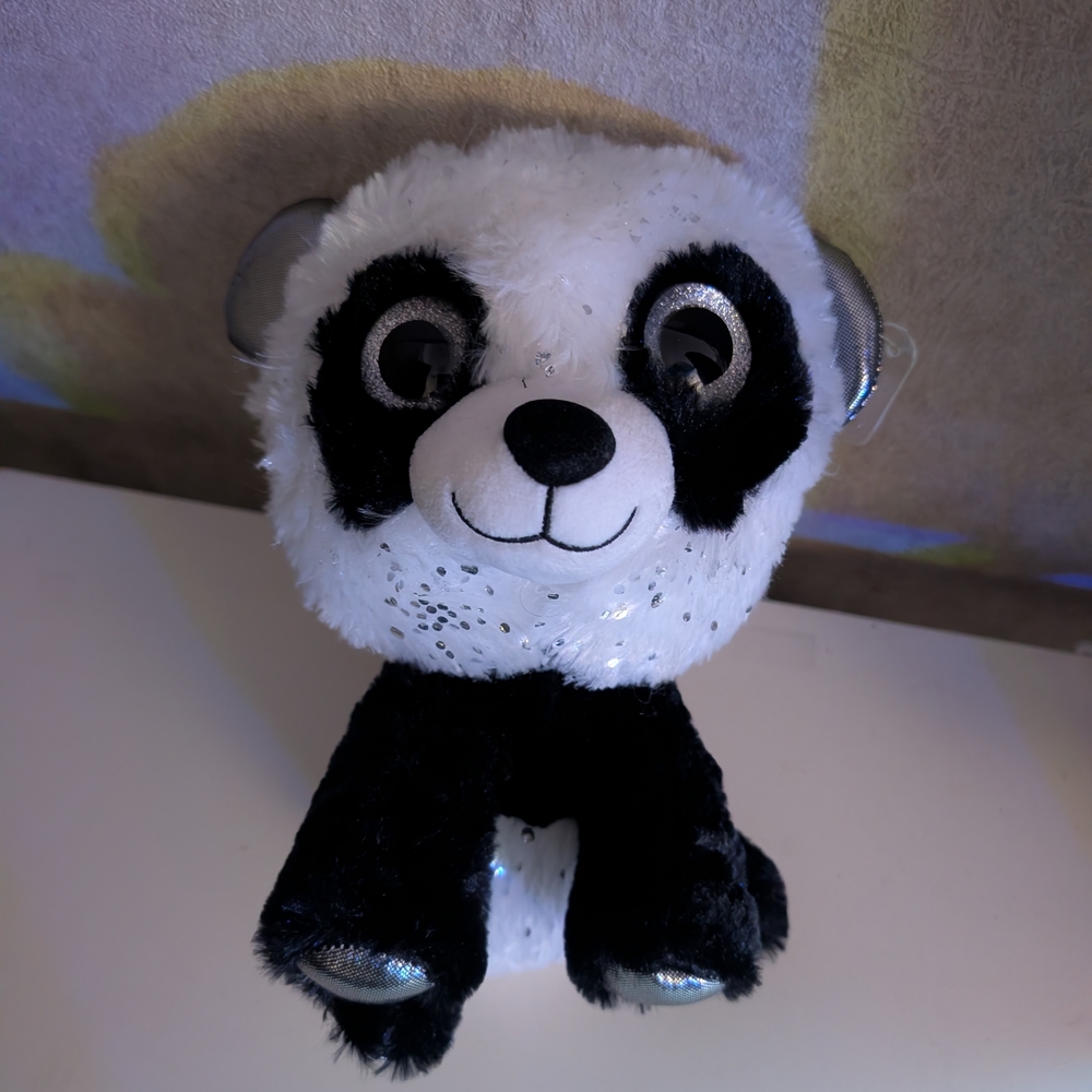 Adorable Black and White Panda Plush Toy